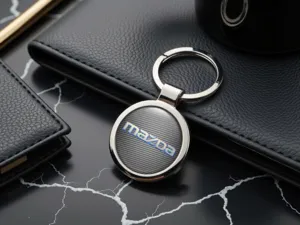Mazda Portachiavi Figo Metallo Inox dallo Stile Moderno